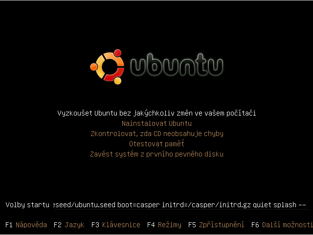 bootovací_parametry [Ubuntu CZ/SK]