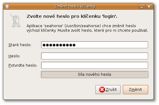 klíčenka [Ubuntu CZ/SK]